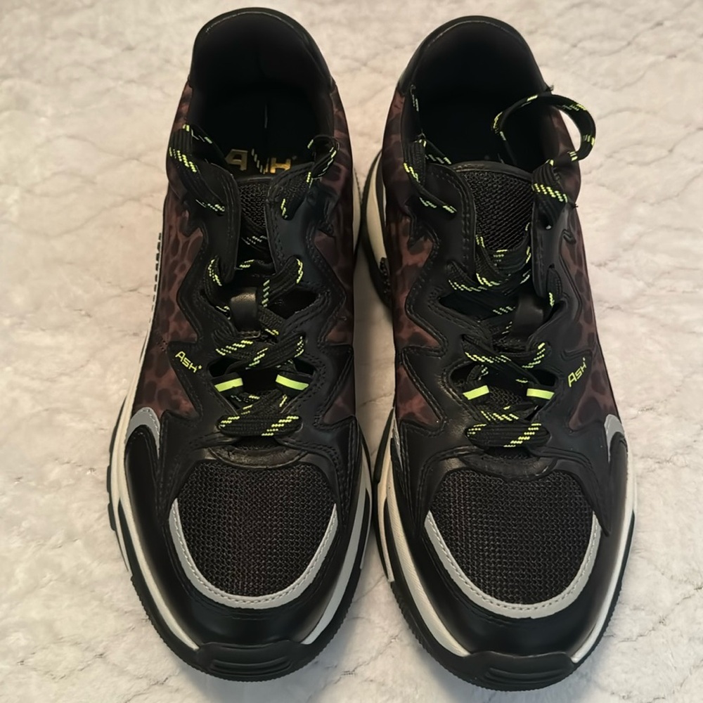 Women’s Sneakers by Ash brand new without the box, mint condition leopard print